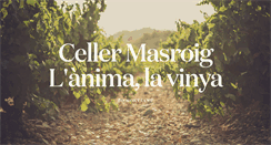 Desktop Screenshot of cellermasroig.com